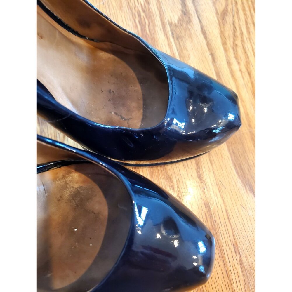 Lot of 2 Womens High Heel Pumps Leopard Print & Black Patent 5-Inch Heels Size 9 - Picture 7 of 16